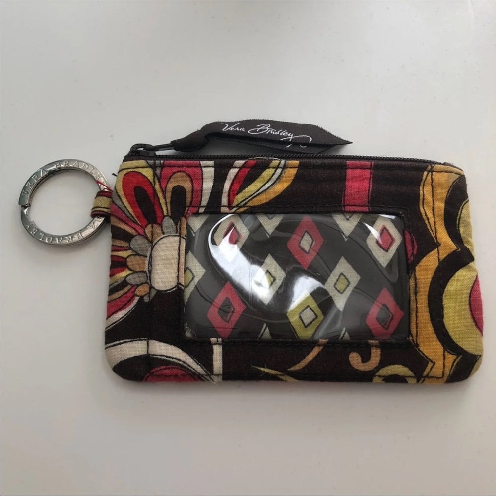 Vera Bradley zippier id case RETIRED PATTERN